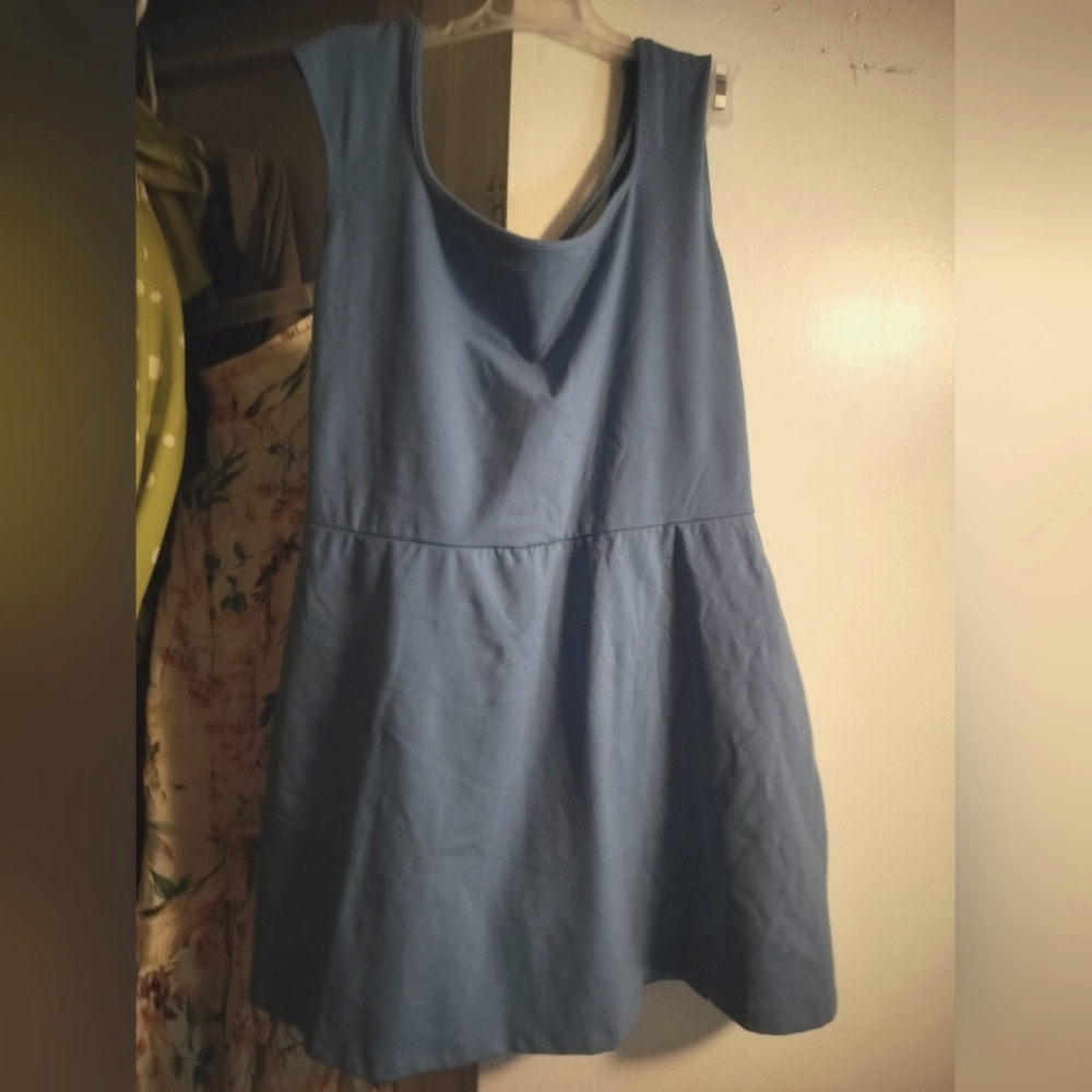 Blue Skort Dress